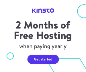 kinsta 2 months free hosting