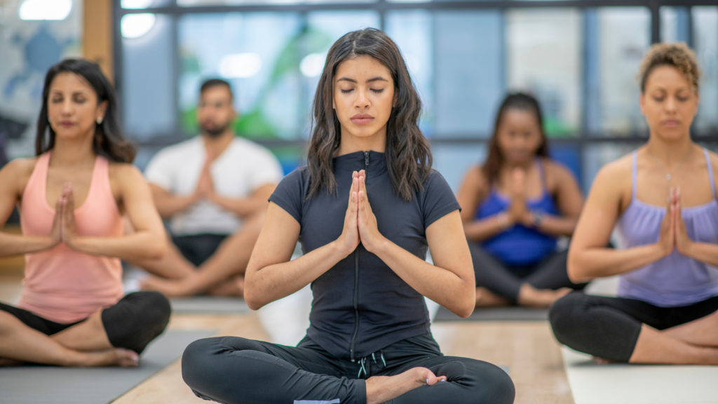 people doing yofa on International yoga day