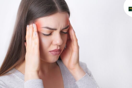 A lady suffering from Chronic Migraine