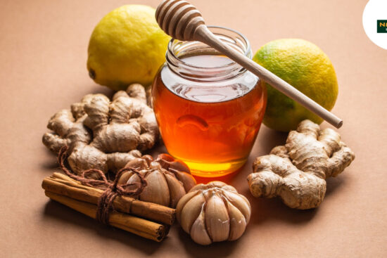 Honey, ginger, cinnamon, and lemon—natural sleep aids.