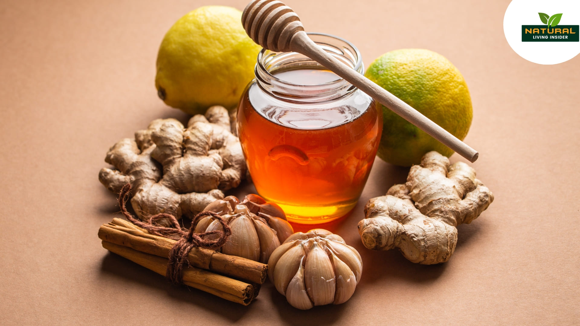 Honey, ginger, cinnamon, and lemon—natural sleep aids.