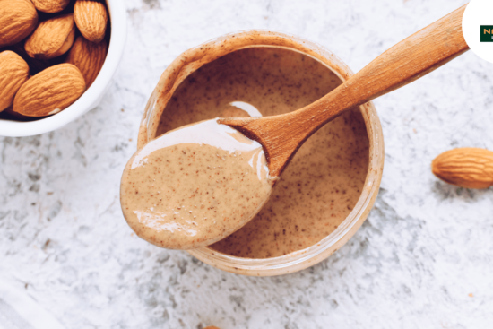 Creamy almond butter with a rich texture and superfood benefits