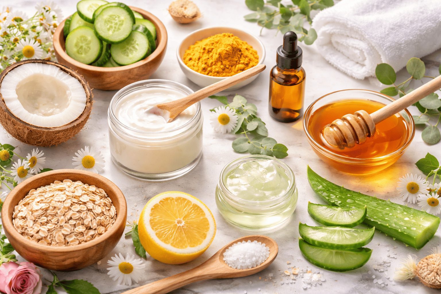 Natural Home Remedies for Skin Problems