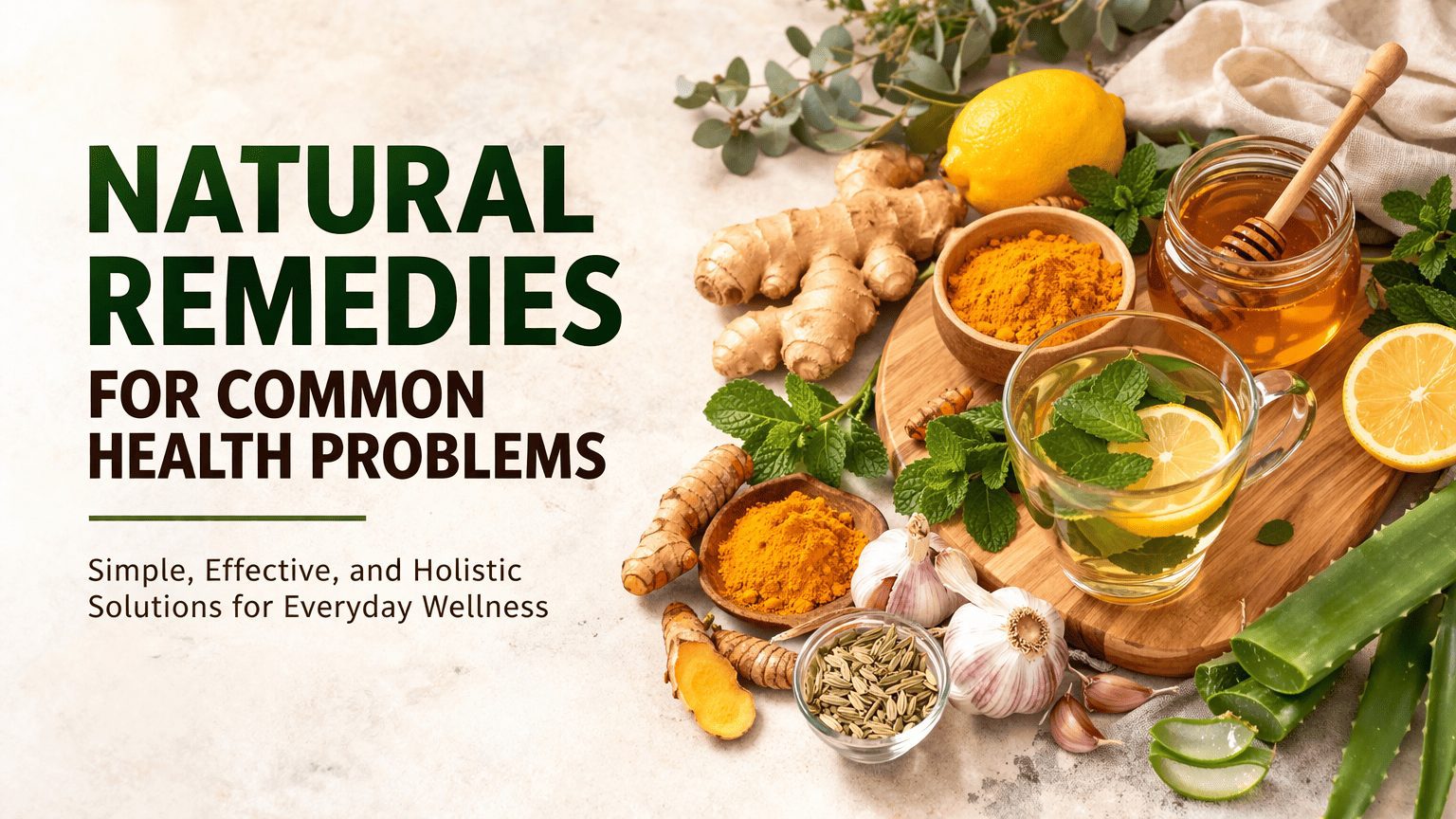 Natural Remedies for Common Health Problems
