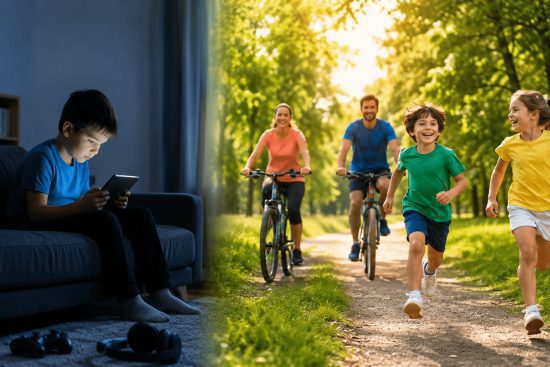 Outdoor Time Replacing Digital Entertainment A Healthier Lifestyle