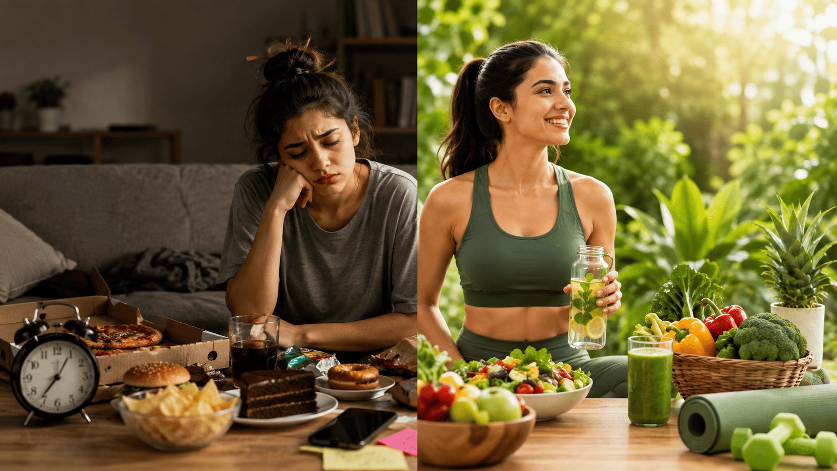 Before vs After Natural Lifestyle