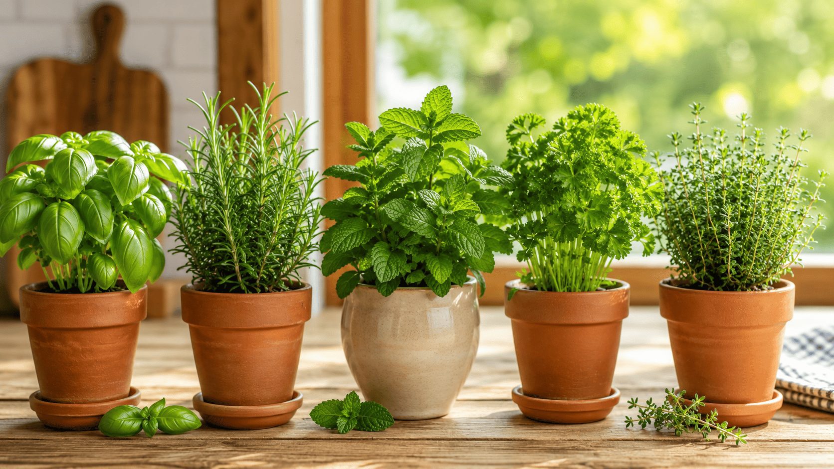 Grow These 5 Herbs at Home for Fresh Flavor and Better Health